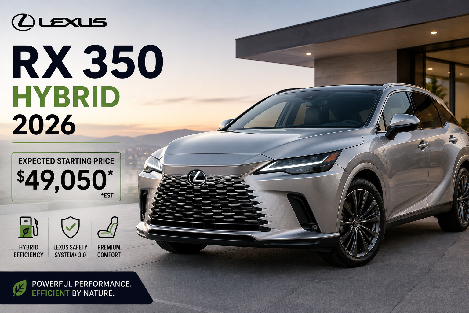 2026 Lexus RX 350h Price Guide: Which Trim Is Worth the Money?